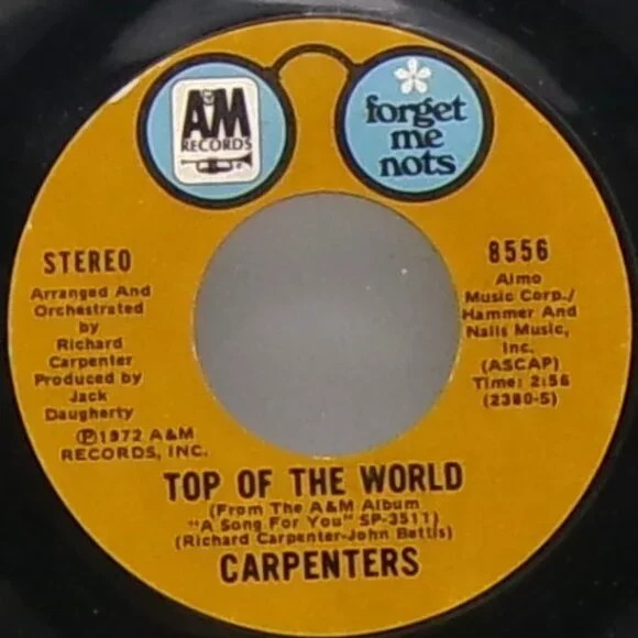 Top of the World/Goodbye To Love by The Carpenters 45 - Picture 5 of 6